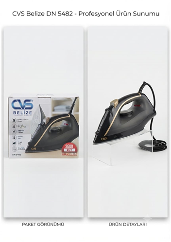 CVS BELİZE SERAMİK TABANLI ÜTÜ 2600W  KL:6